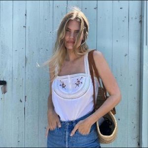 Rouje Paris Jeanne Damas Floral Lois Camisole top size 42 NWT new with tags